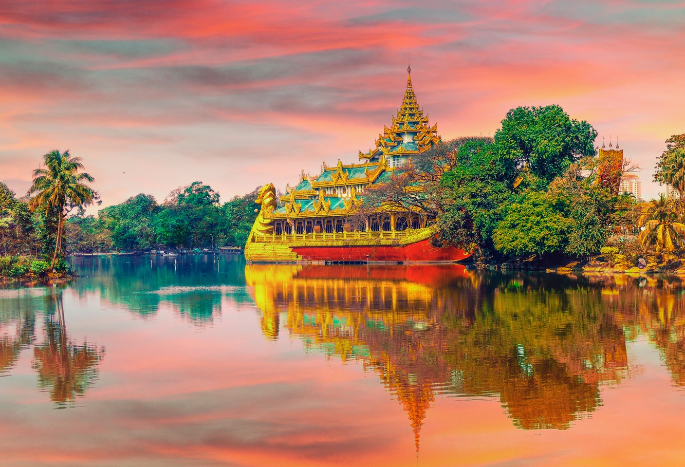 Temple bouddhiste au Myanmar