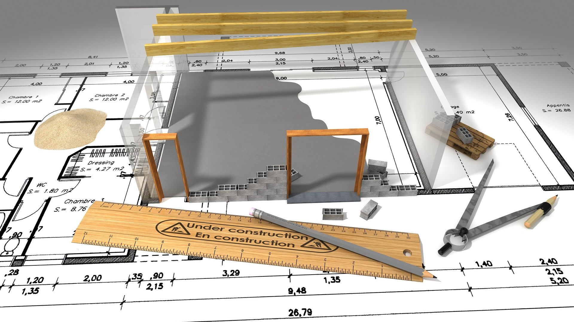 Plans d'un bien immobilier